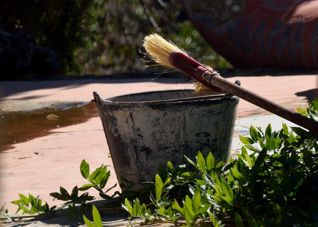 a-brush-sits-in-a-bucket-on-the-ground-cwajsj67dry